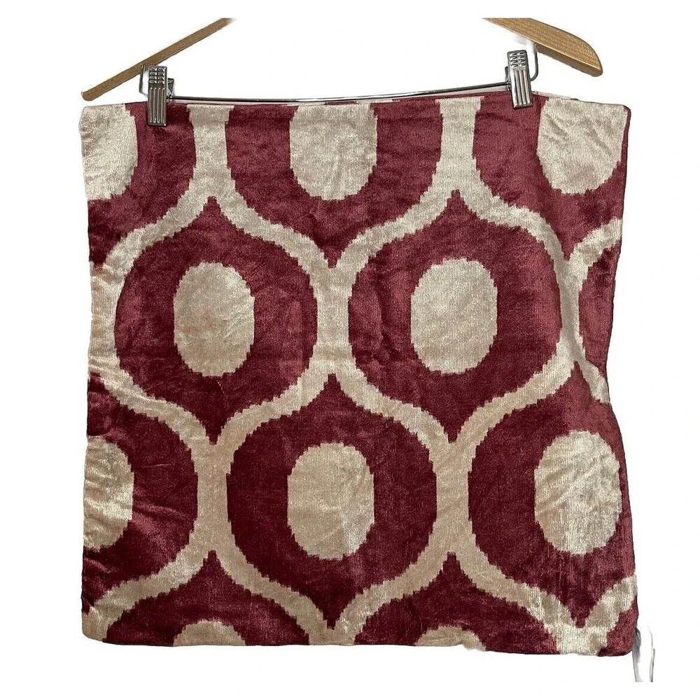 pottery barn carmen velvet pillow cover case 18x18